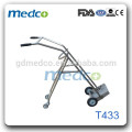 Krankenhaus Stainess Stahl Sauerstoff Zylinderhalter Trolley T433